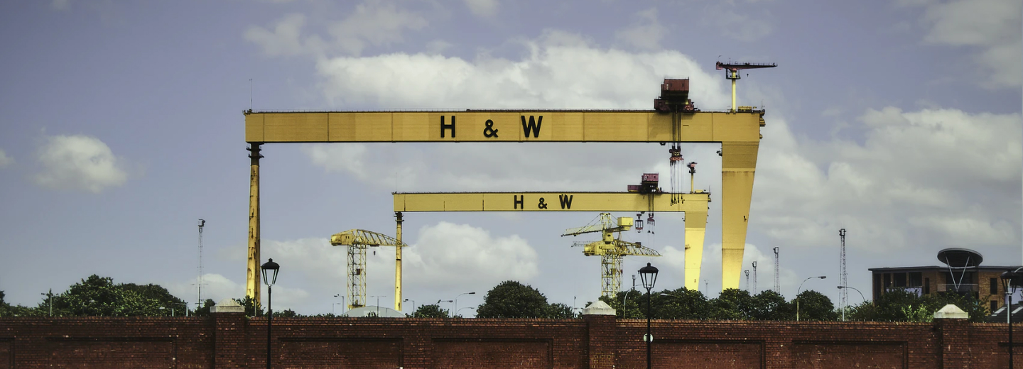 Belfast Cranes at Shipyard Samson and Goliath